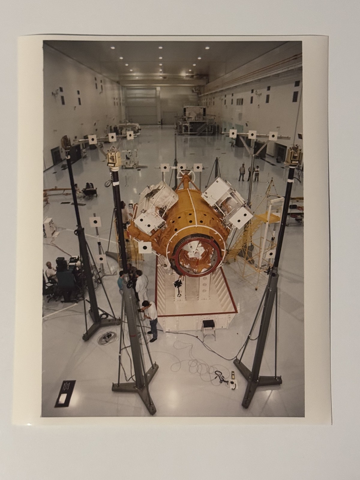NASA STS-74 Energia Laser Alignment Test With Russian Docking Module Press Photo
