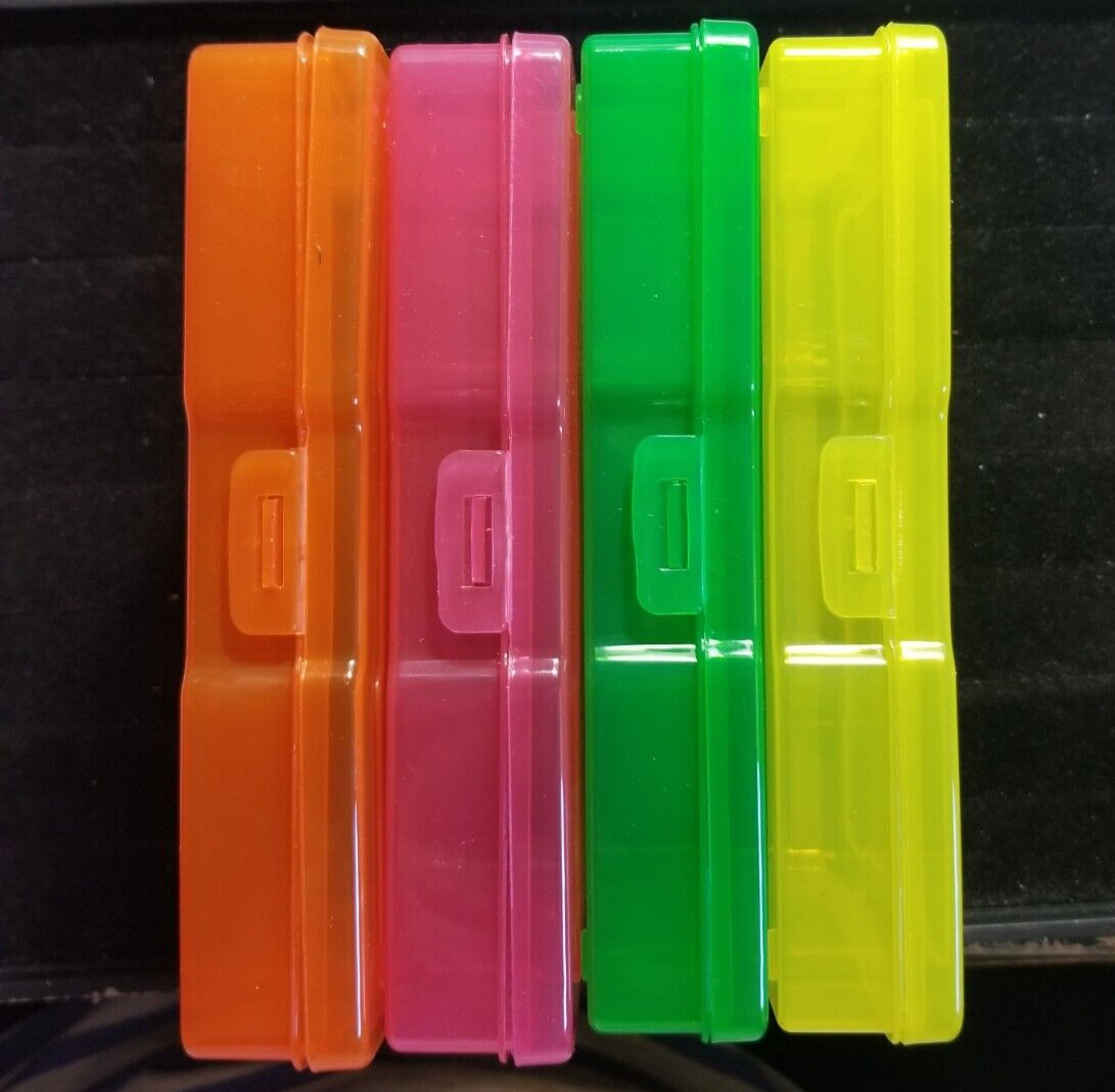 Crafter Keeper Boxes or Photo Boxes Holds 4" X 6" Photos 4 Multicolor Storage B