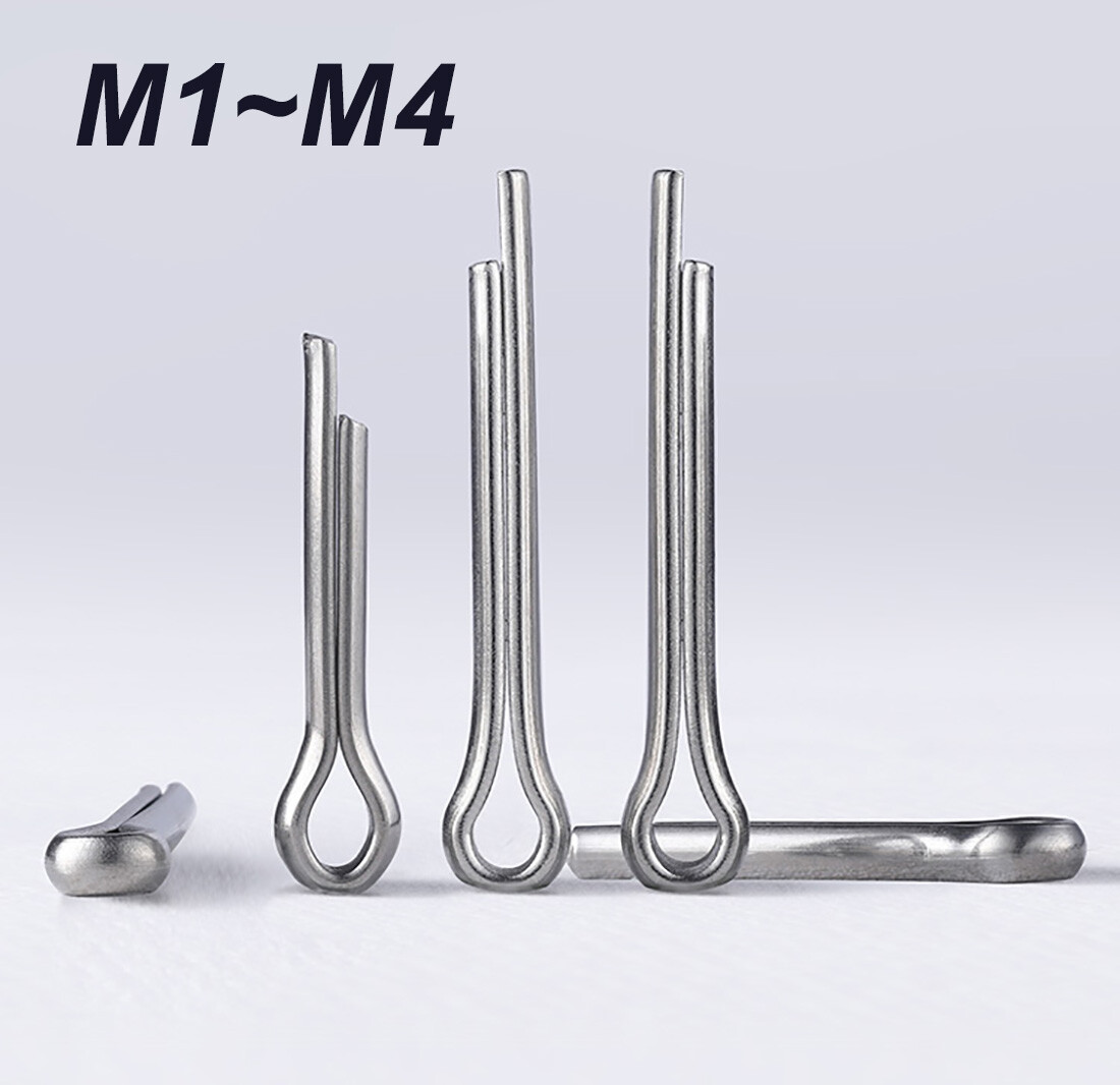 Cotter Pins Split Pins M1 M1.5 M2 M2.5 M3 M4 304 Stainless Steel Cotter Pins