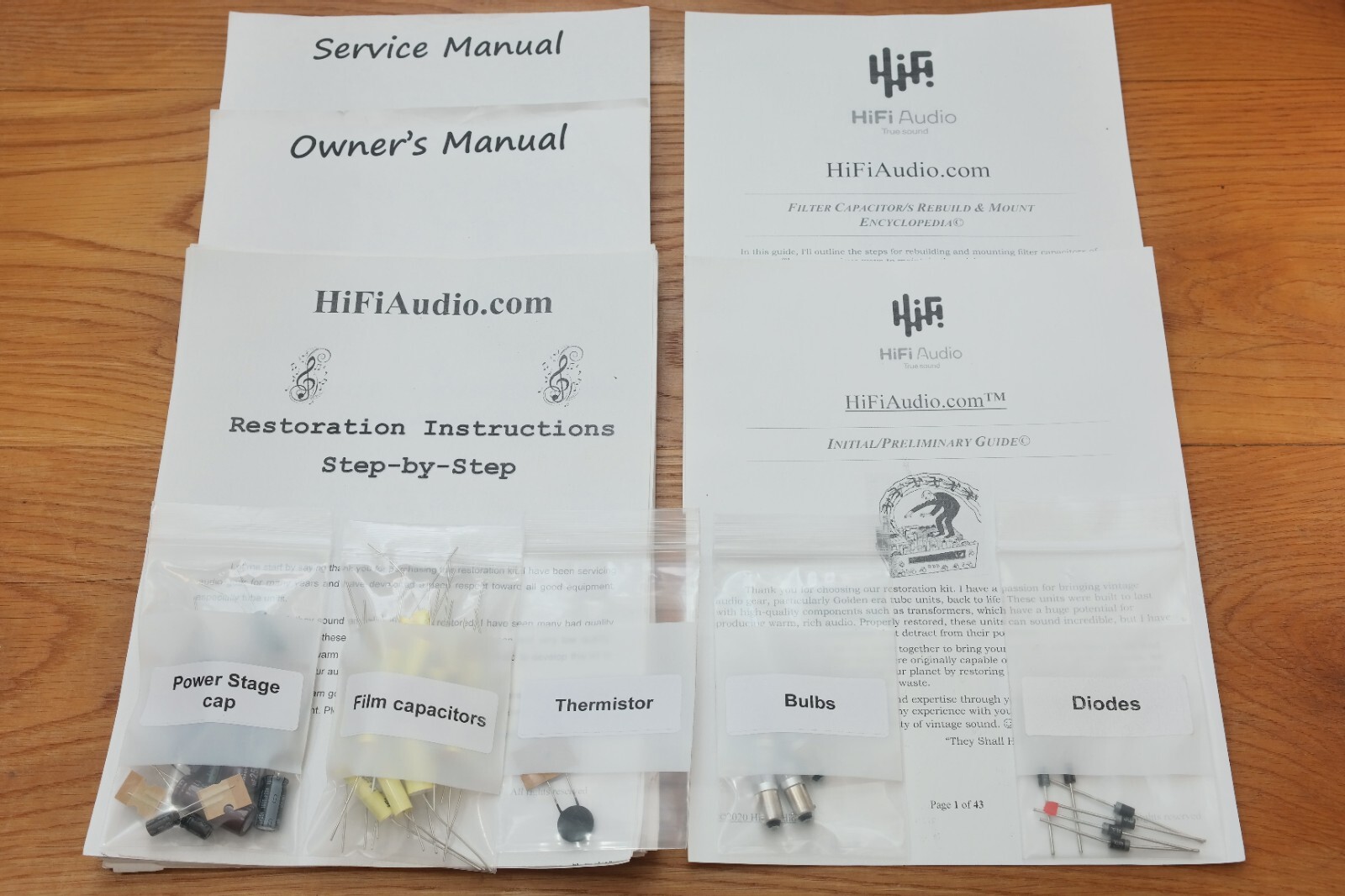 HAMMARLUND HQ-120-x  radio Restoration kit repair recap capacitor rebuild