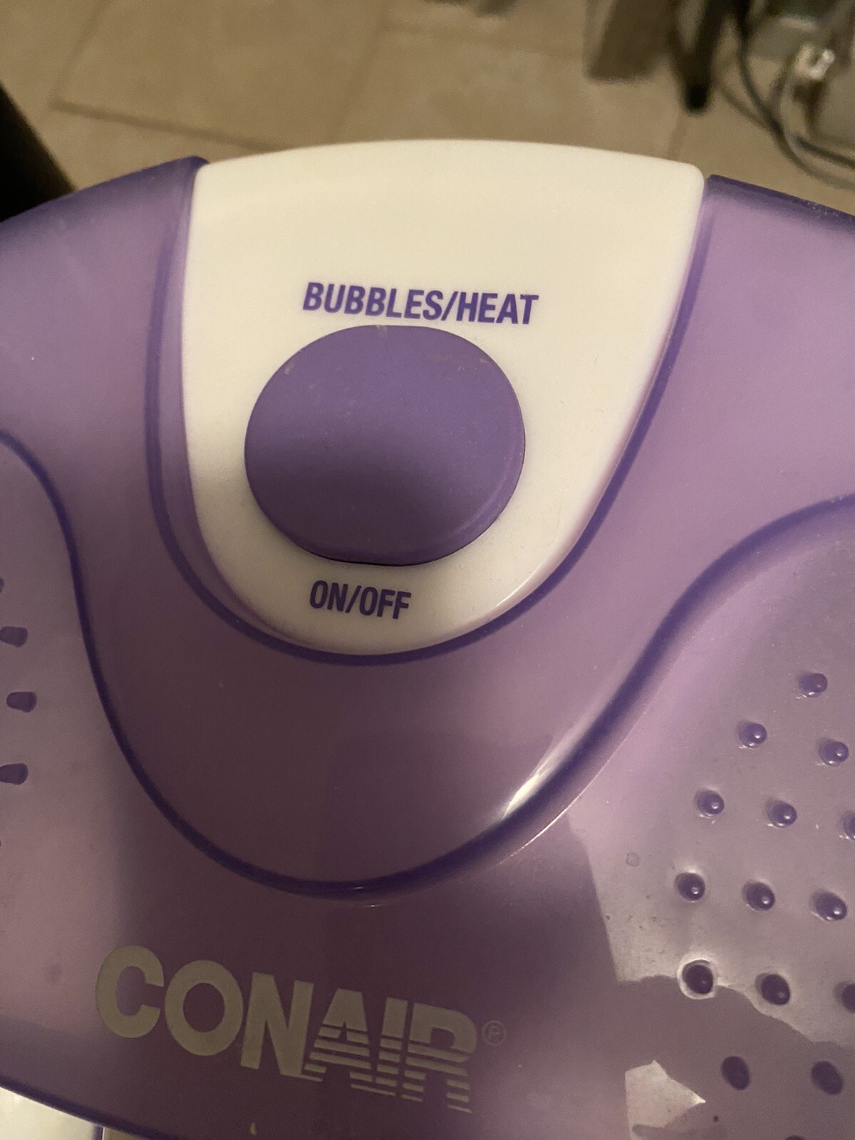 Conair Foot Spa with bubbles, massage, & heat