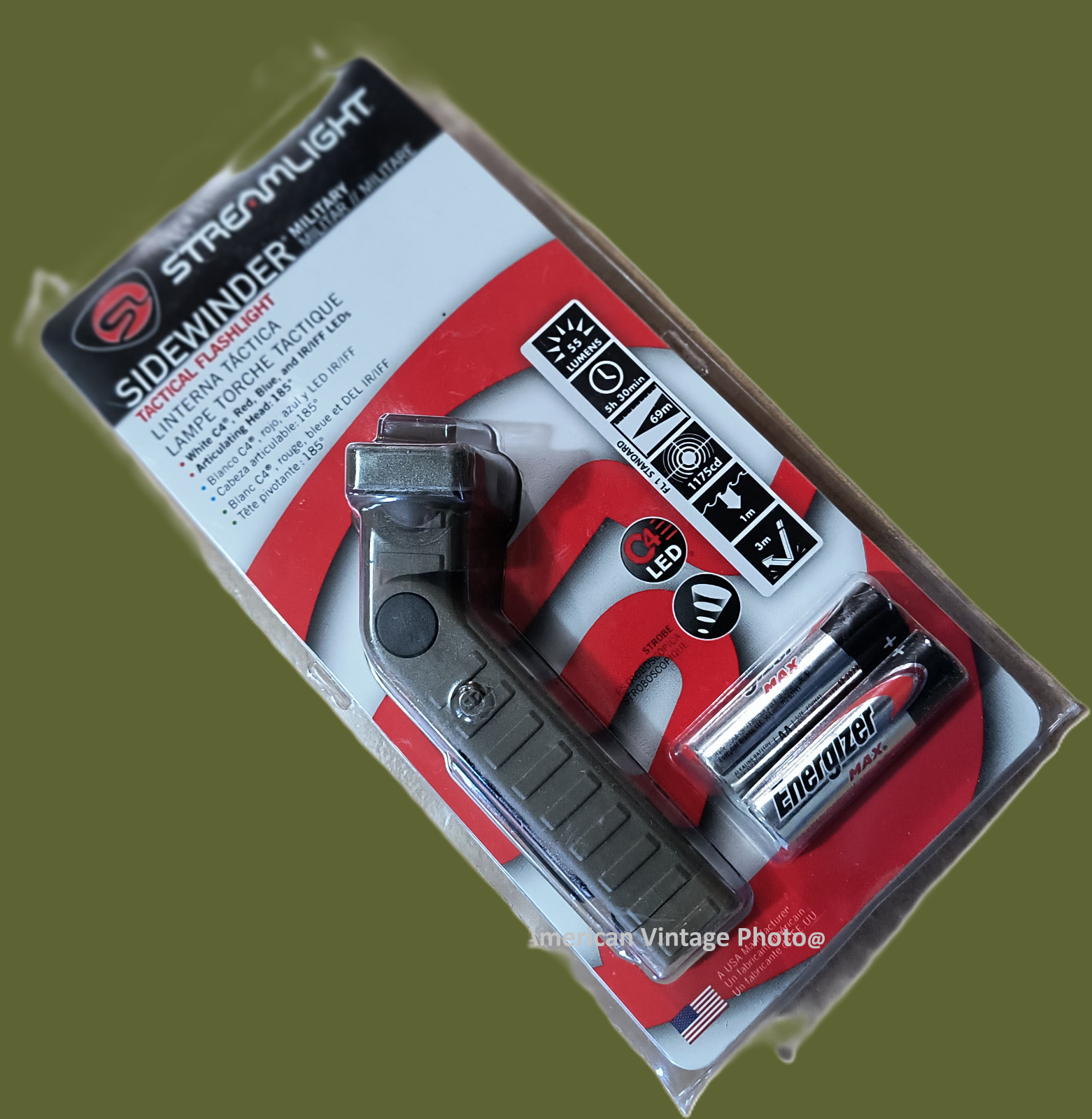 Streamlight 14000 14032 SIDEWINDER® LED  Miltary Tactical Light High-Impact NEW