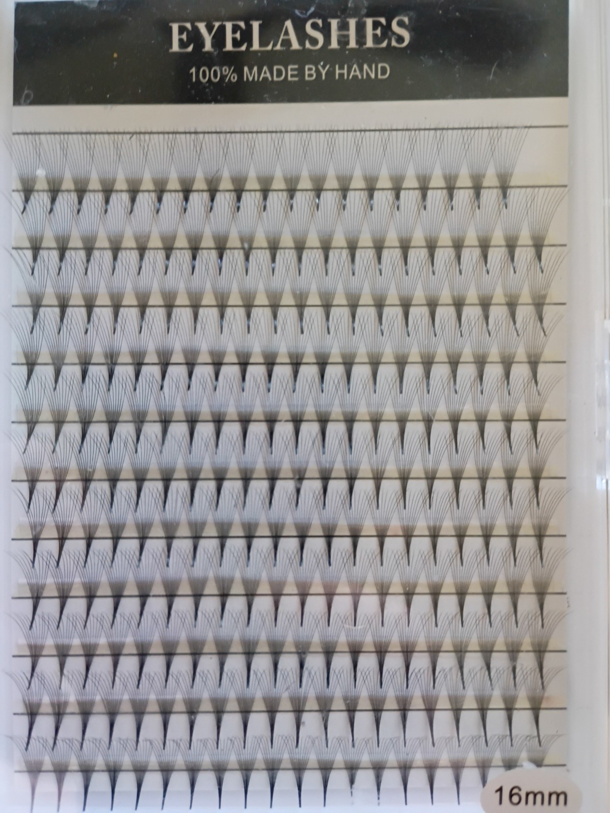 220 Knot Free Handmade Eyelashes 16mm