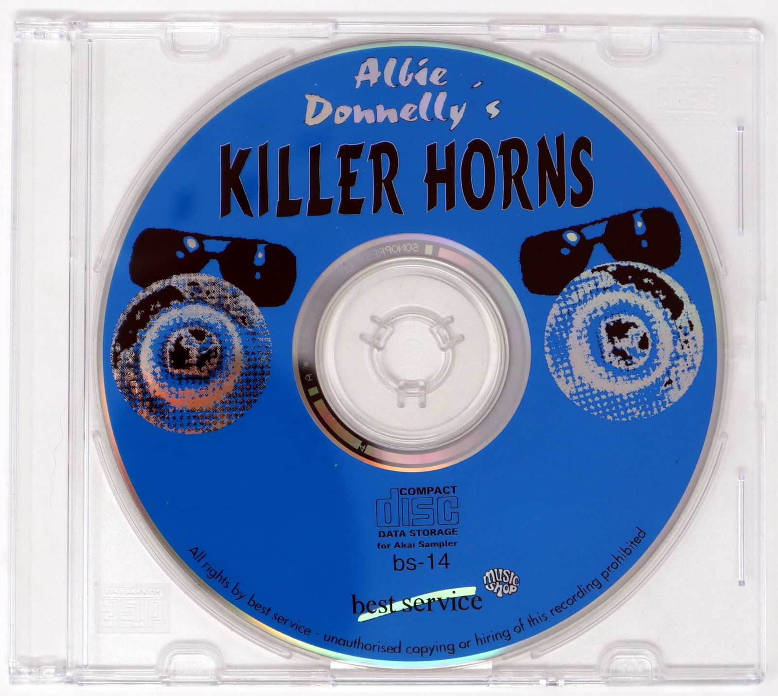 Best Service Albie Donnelly's Killer Horns Akai Sample/Sound Library/Sampling CD