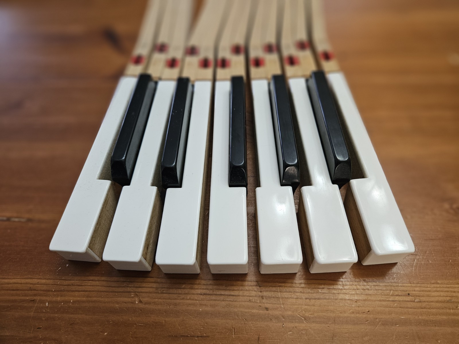 12 Piano Keys Vintage Parts Arts Crafts Supplies Steampunk Antique Wall Decor C