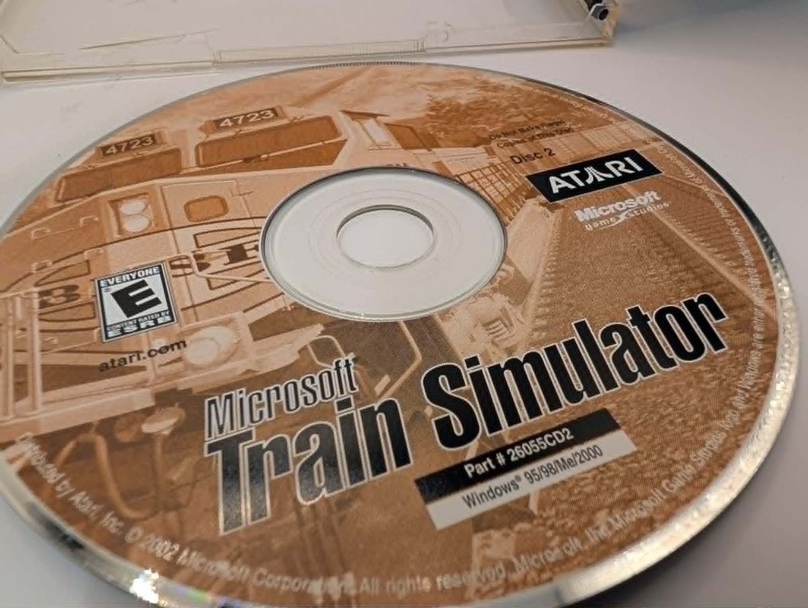 Microsoft Train Simulator 2001 PC CD-ROM Software Win 95, 98, ME & 2000 Atari