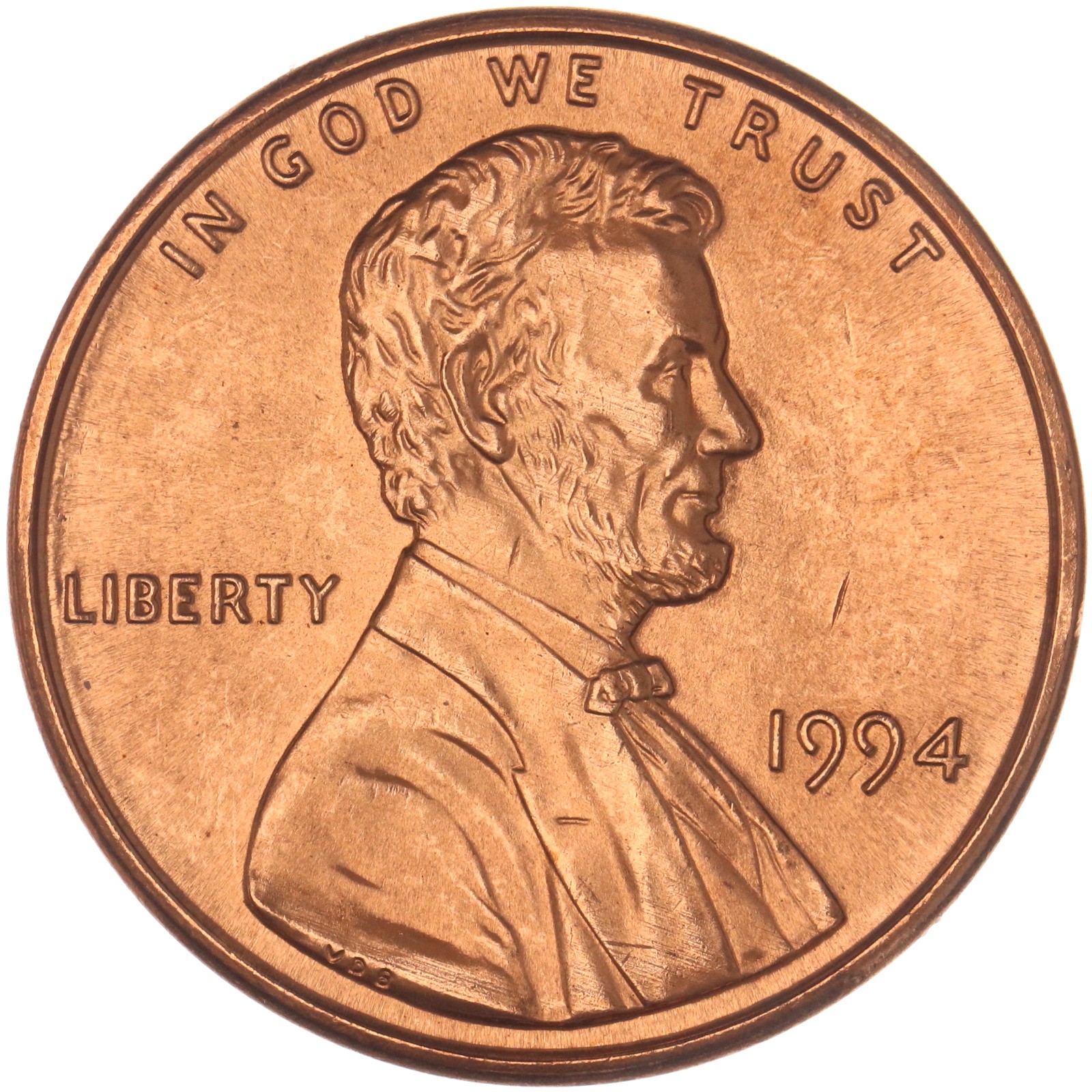 1994 (P) Lincoln Memorial Cent BU Penny