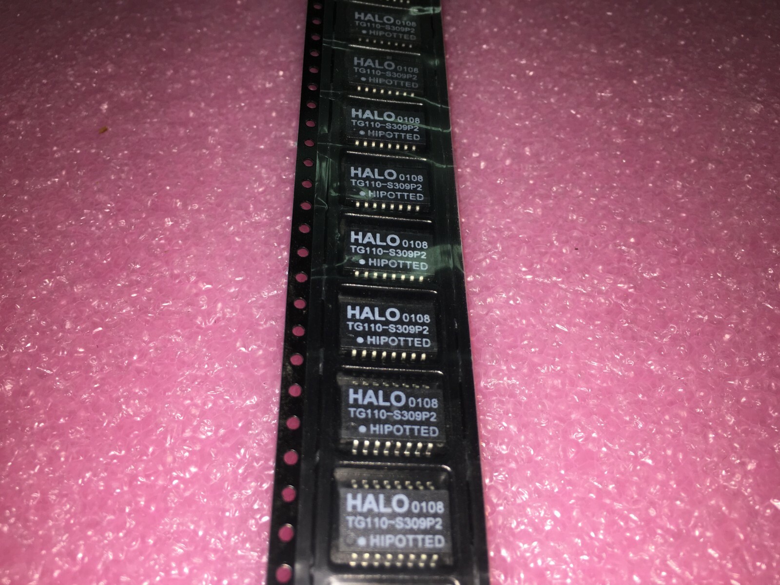 (25 PIECE LOT) TG110-S309P2, HALO HIPOTTED XFMR, 10/100TX, 802.3, OCL, SM-16