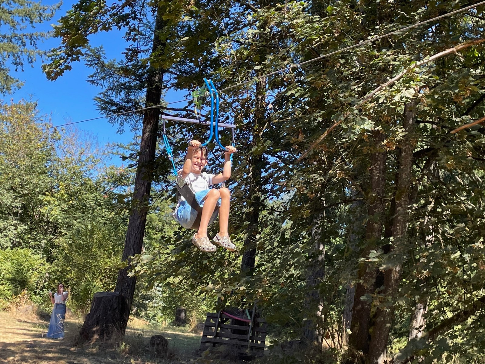 Zip line Trolley Seat / Fun Swing