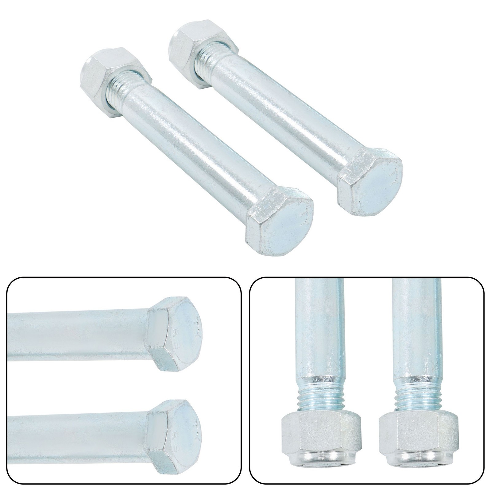 2pcs Mini Excavator Pins 0.98in/25mm For Small Digger Attachments Link pin
