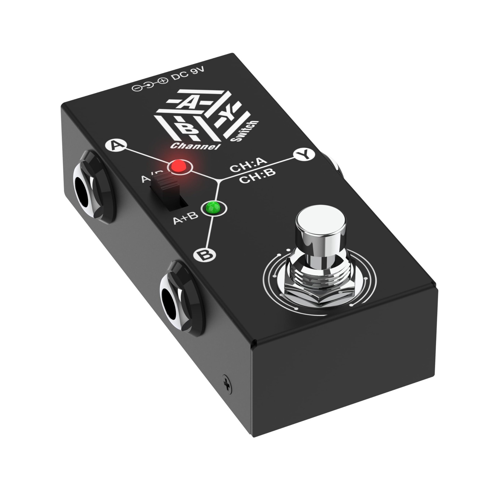 ABY Box Line Selector AB Switch Mini Guitar Effect Pedal True Bypass - Compac...