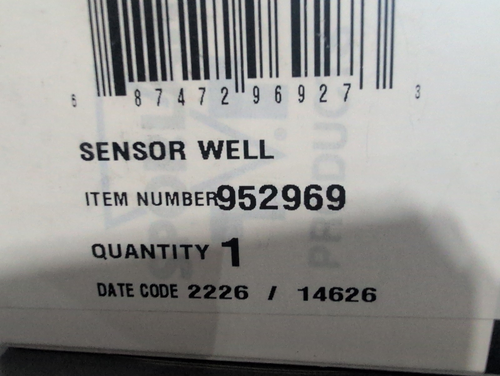 Sensor Well