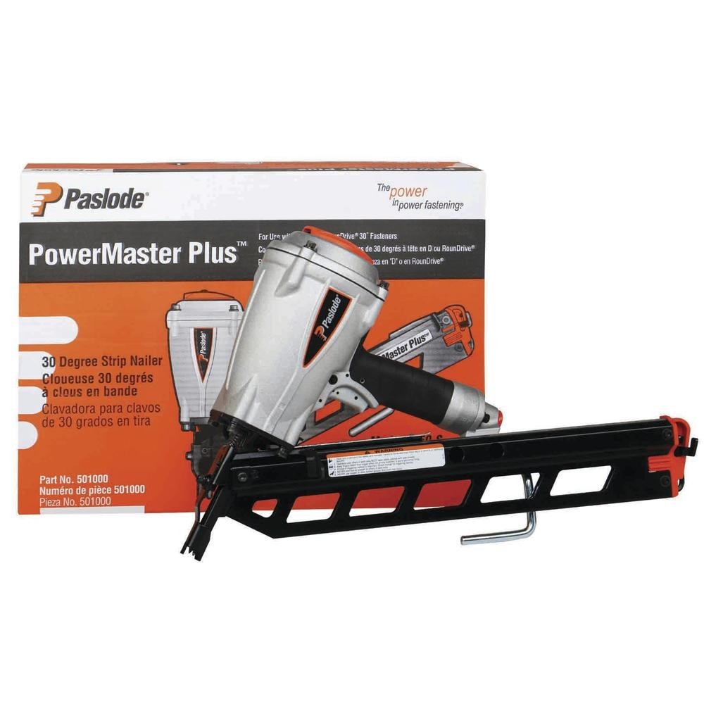 Lightweight Pneumatic 30° Framing Nailer Angled Air Inlet Heavy Duty Nail Gun