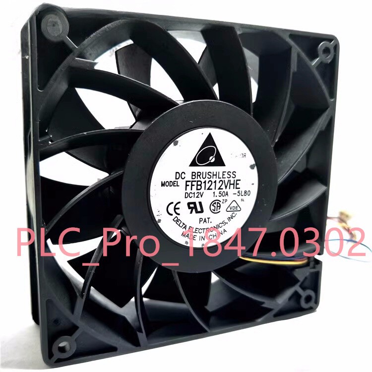 1PC NEW DELTA FFB1212VHE 12038 12V 1.5A 12CM Cooling fan