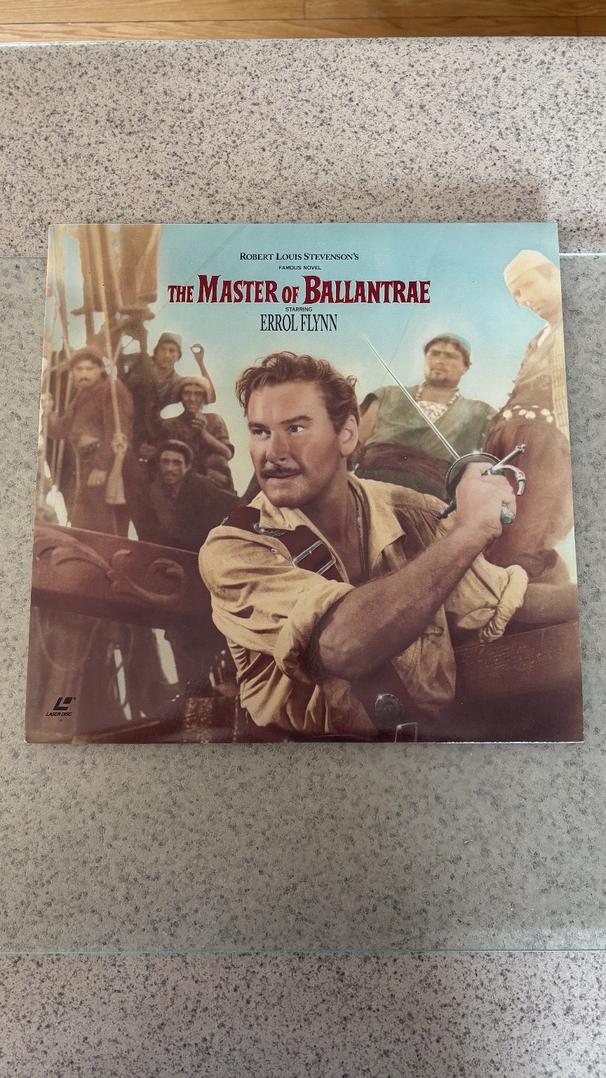 Master of Ballantrae LaserDisc 1953 Adventure Errol Flynn Warner Home Video