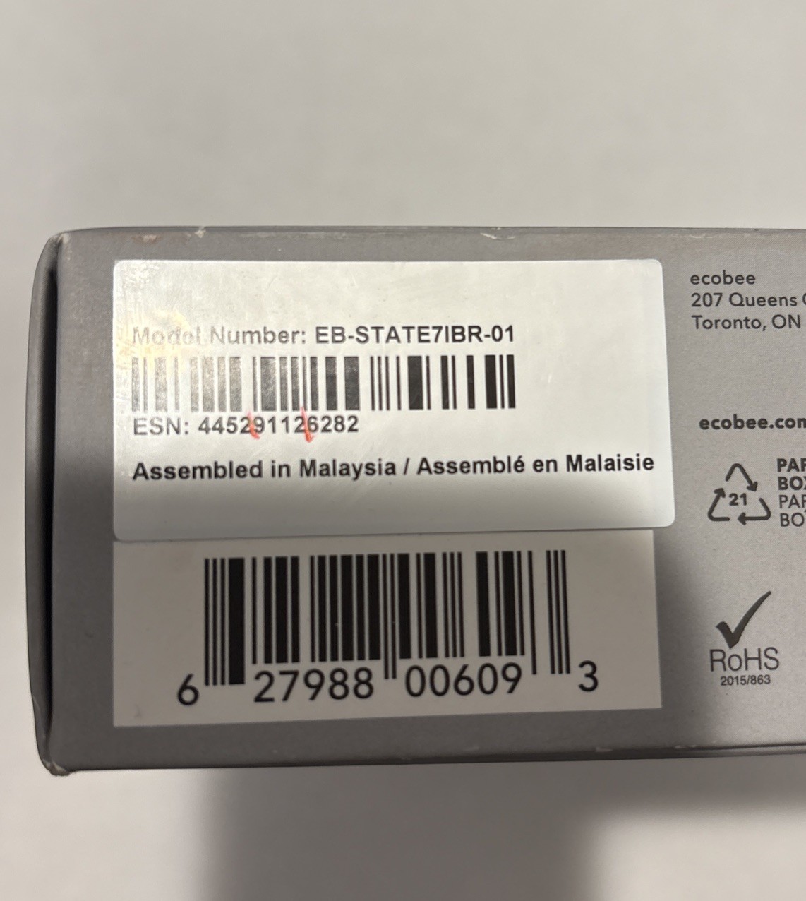 ECOBEE Ecobee Smart Thermostat Lite (EB-STATE7IBR-01)