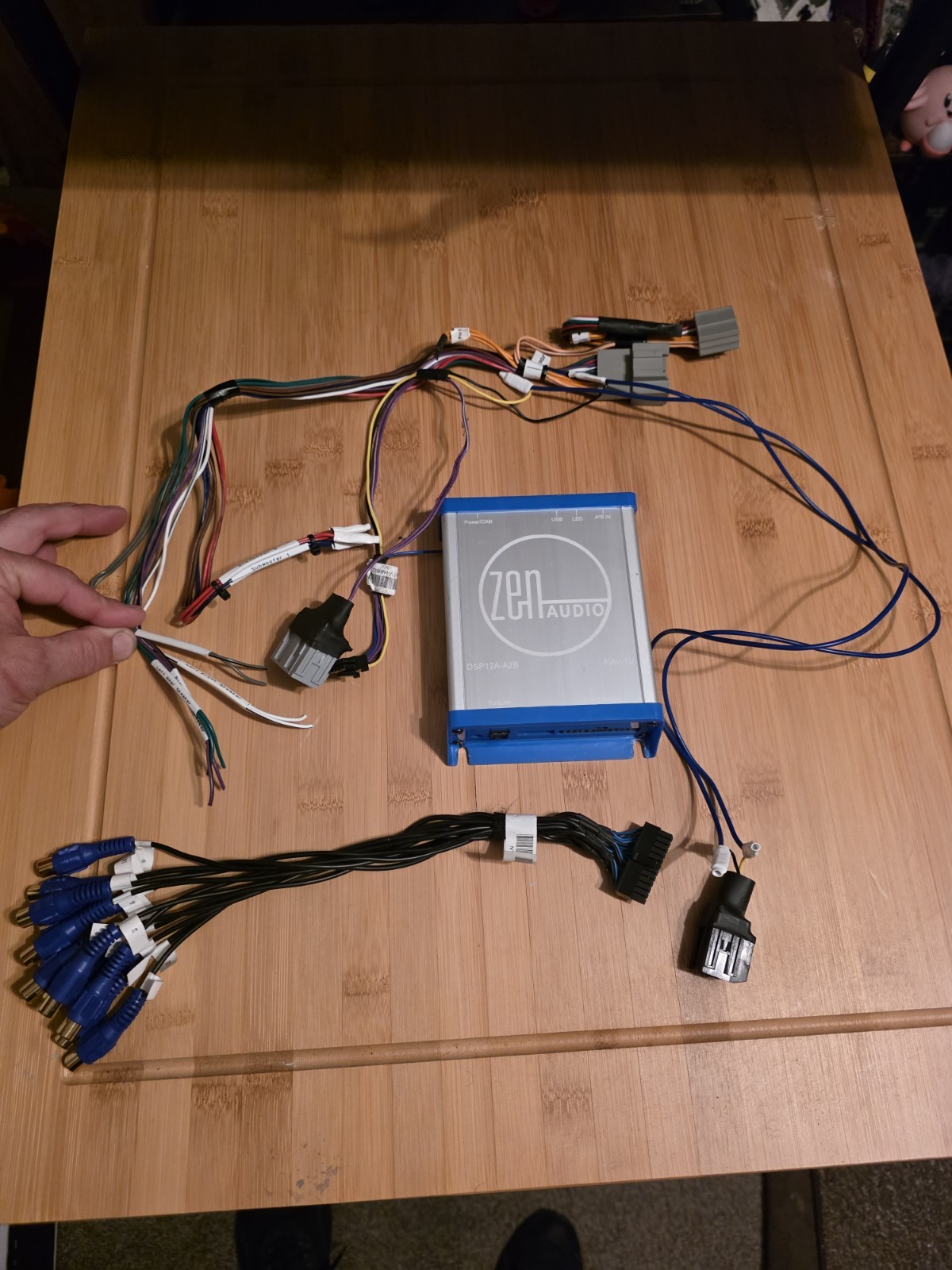 ZEN Audio DSP12A-A2B Car Audio Signal Processor RCA Connectors Model DSP12A-A2B