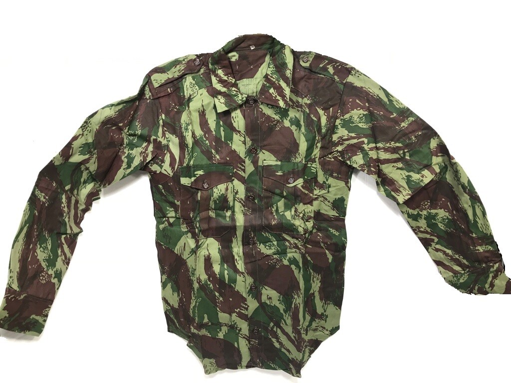 Lizard Camo Shirt, Portuguese Military Size 3 (Small)