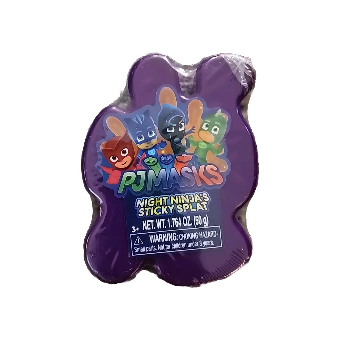 PJ Masks Sticky Splat Putty Purple Night Ninja Sensory Tactile Fun
