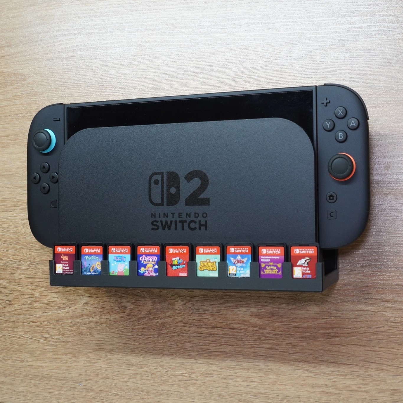 Nintendo Switch 2 Wall Mount w/ Game Organizer