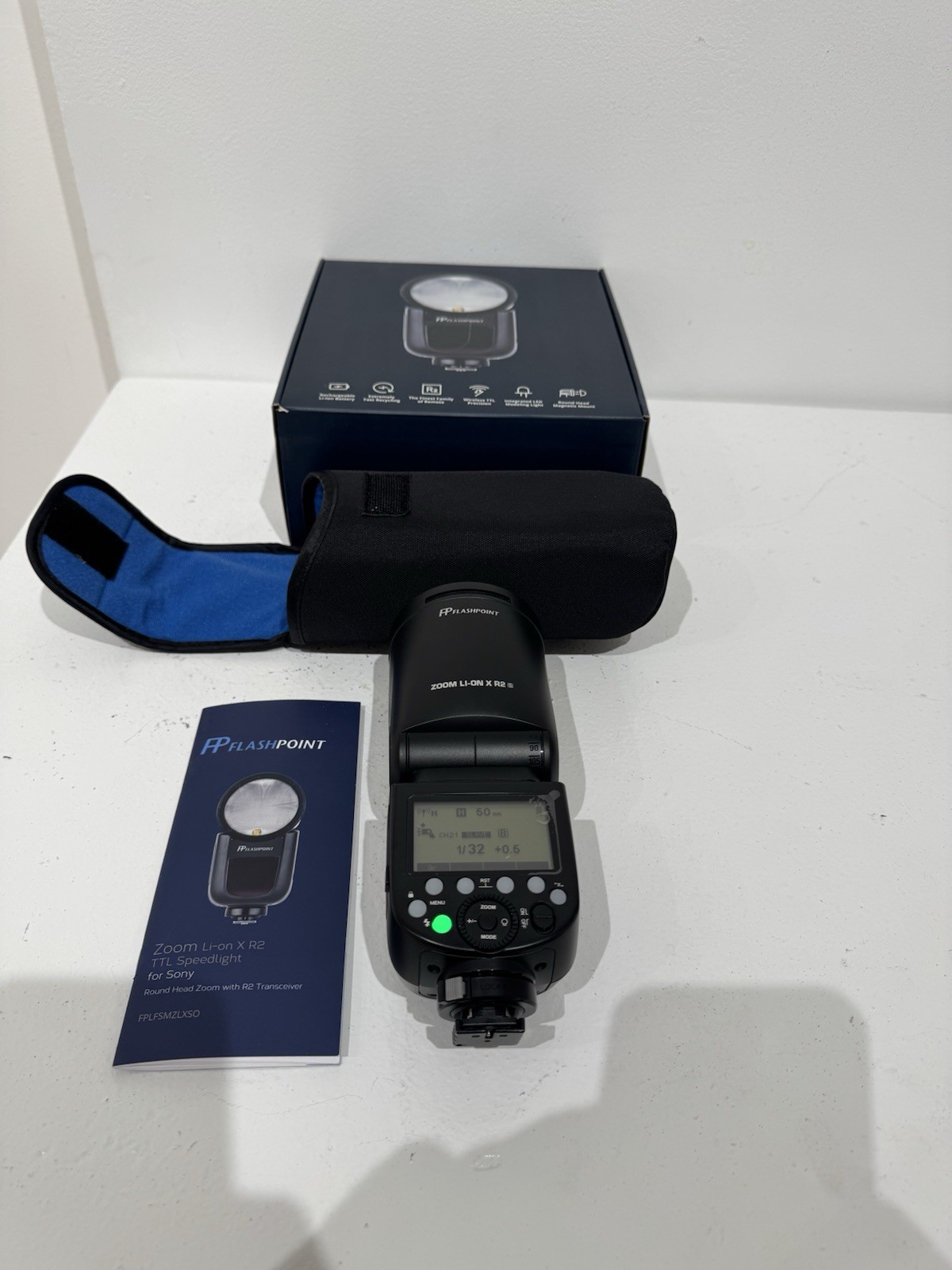 Flashpoint Zoom Li-on X R2 TTL Wireless Camera Flash for Sony, Swivel, LCD, Zoom