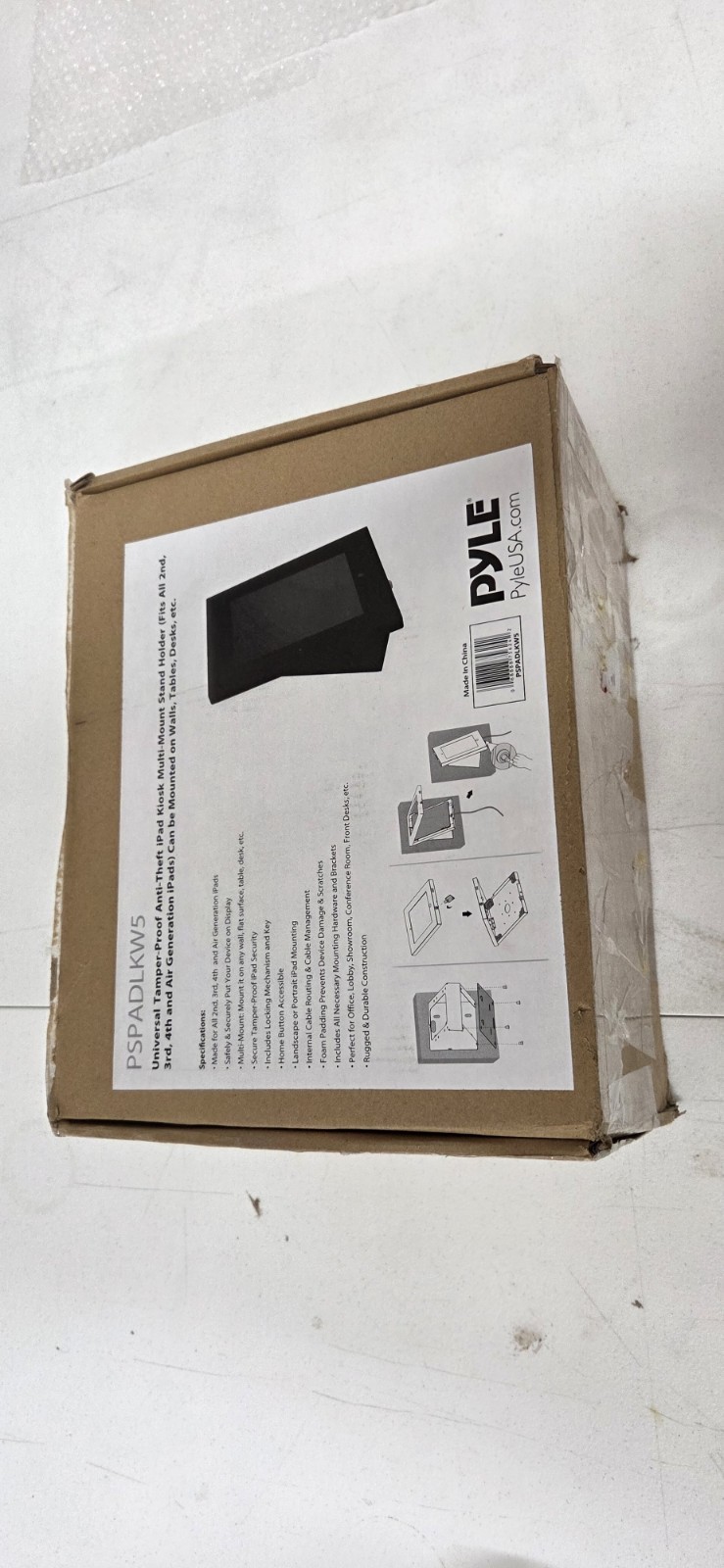 Pyle Anti-Theft Security Case Holder Metal Heavy Duty Multi Mount