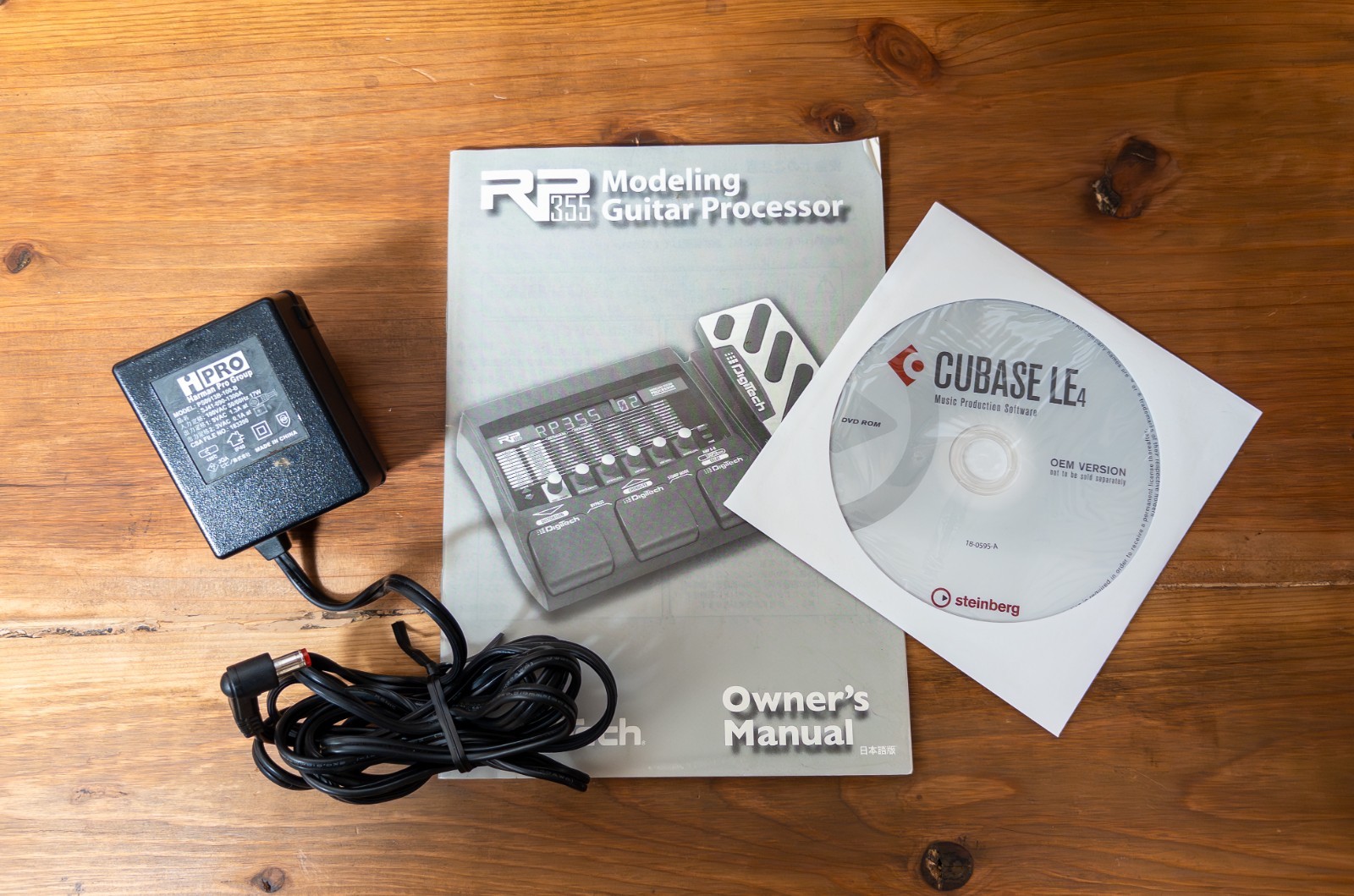 DigiTech RP355 Modeling Guitar Processor Multi Effects Pedal Tested w/ Box Japan