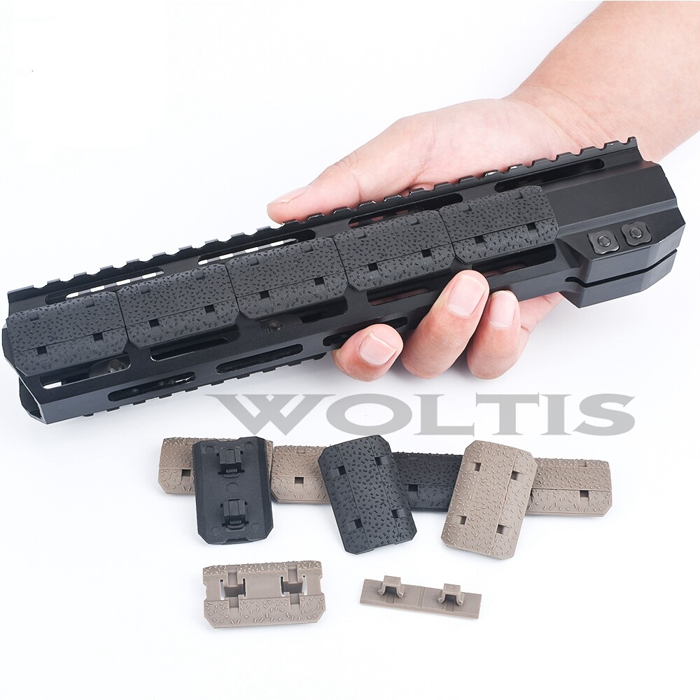 Rail Covers 12 / 24 Piece Polymer Covers Fit for Mlok Rail System