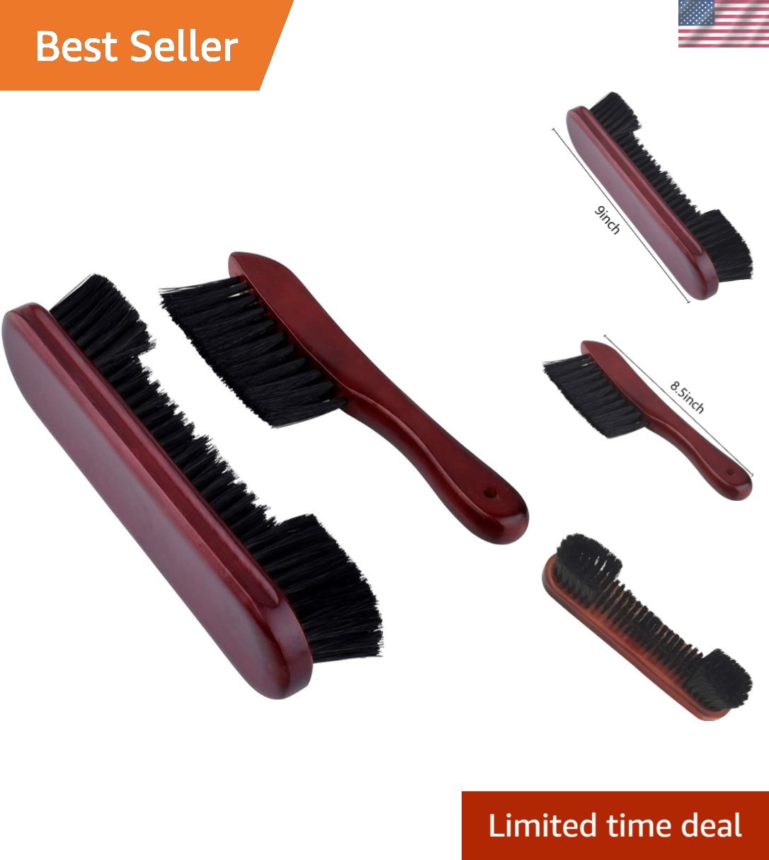 Compact Billiard Pool Table Brush Set with Storage Hole - Effortless Cleaning