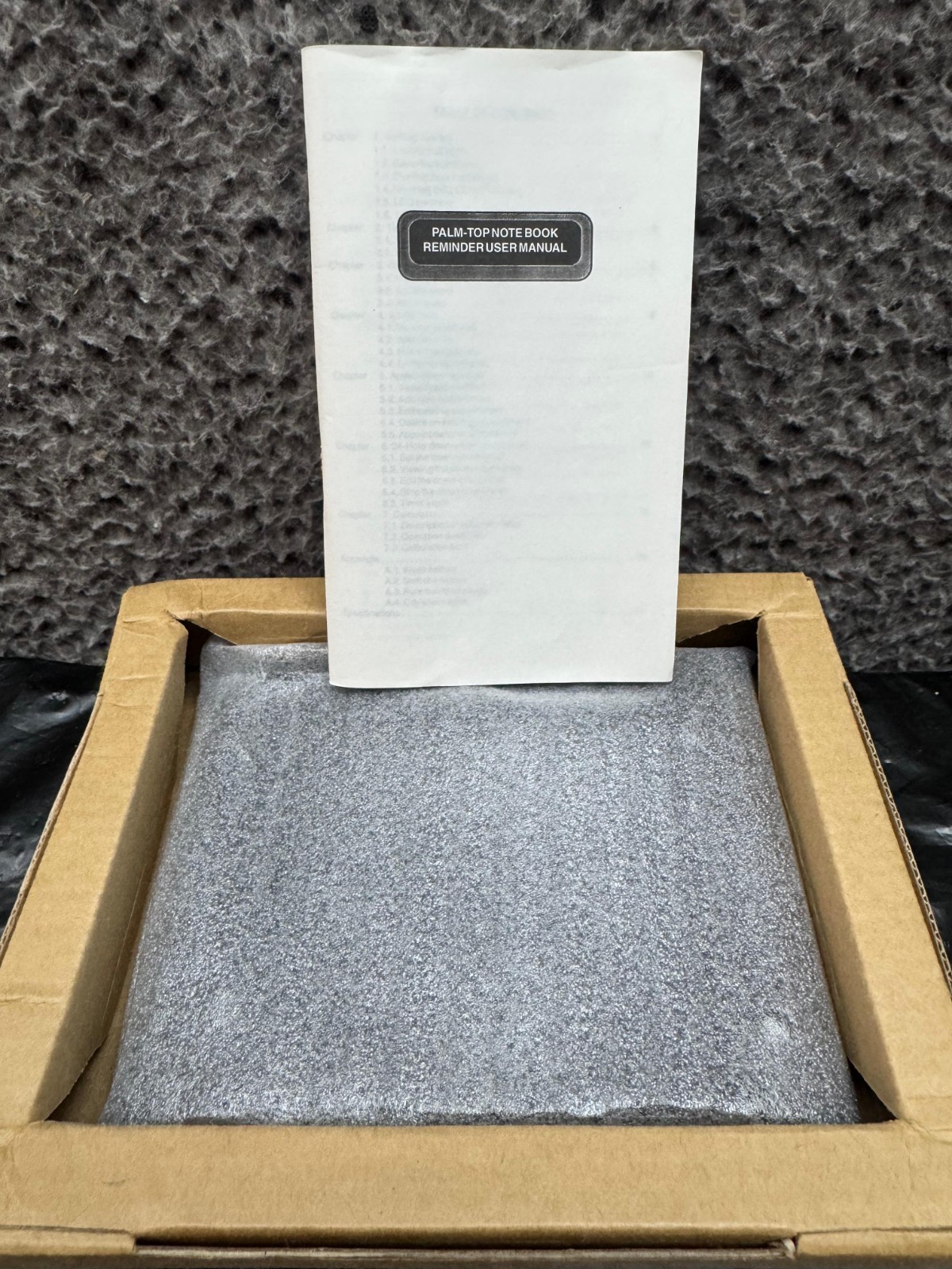 Vintage Palm-Top Multi-Function Notebook Reminder Electronic Organizer