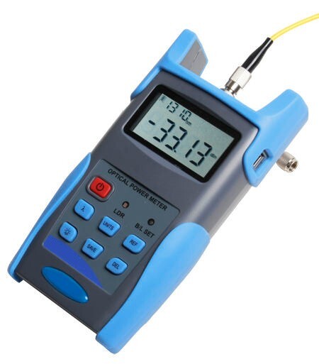 with -5 ~ -12d Bm Handheld Optical Fiber Tester Power Adjustable Light Source