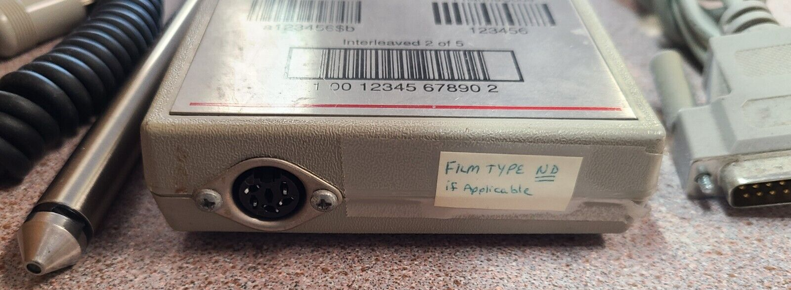 Vintage SymArt Scan barcode scanner