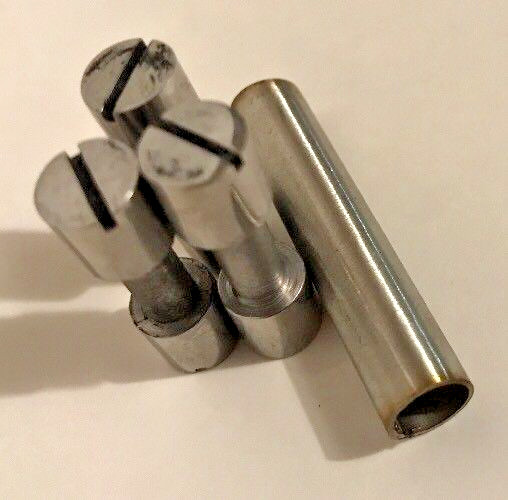 Knife Mounting Hardware 3 Corby Steel Rivets 1 Lanyard Tube Knife Making Supply