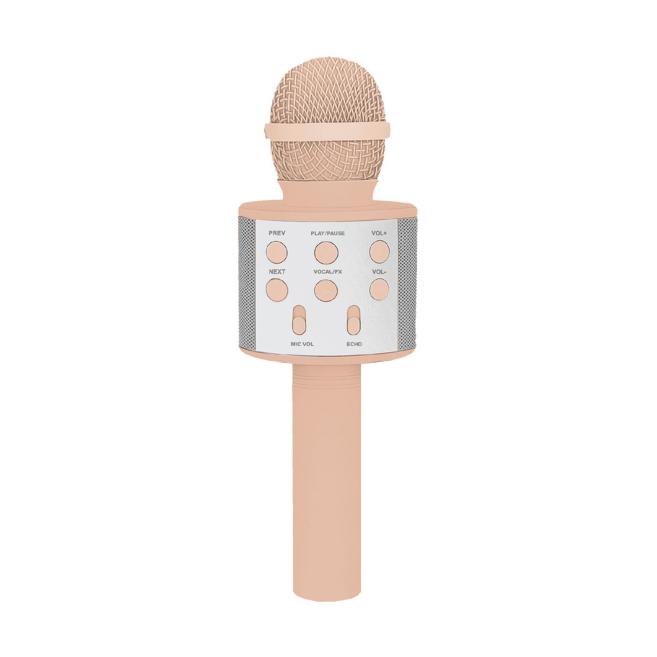 Laser Karaoke Microphone Pink Bluetooth Speaker Portable Singing
