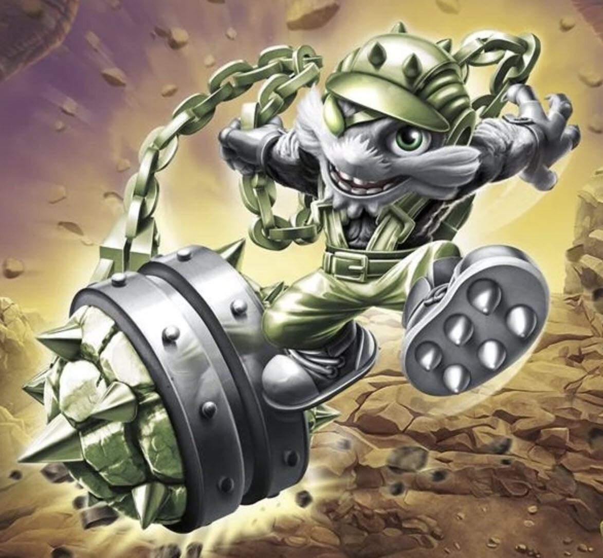 Skylanders Superchargers Steel Plated Smash Hit NFC Card FREE SHIPPING