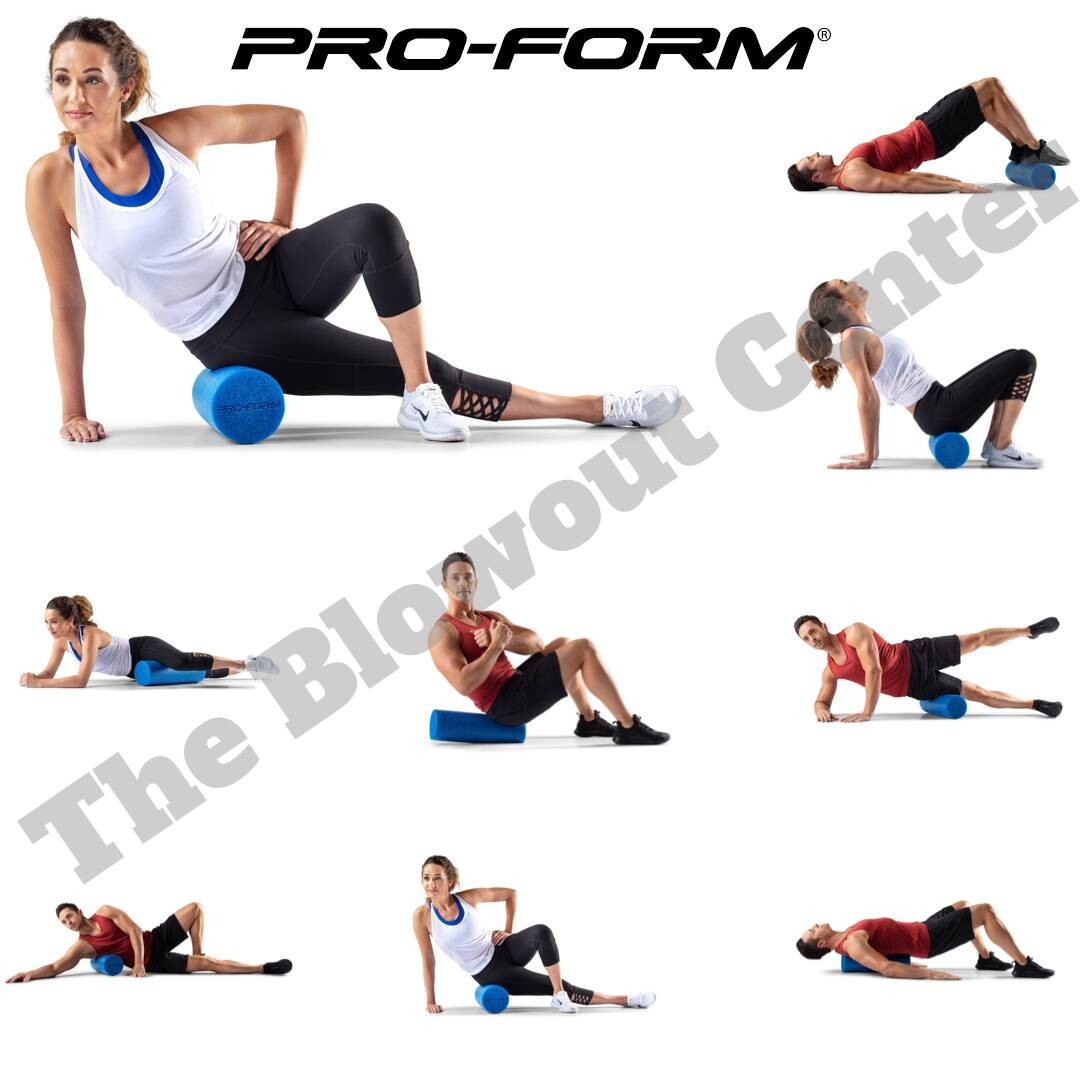 Pro-Form Foam Pre-Workout Roller 24"x6" High Density Therapeutic (2-Pack) SALE!