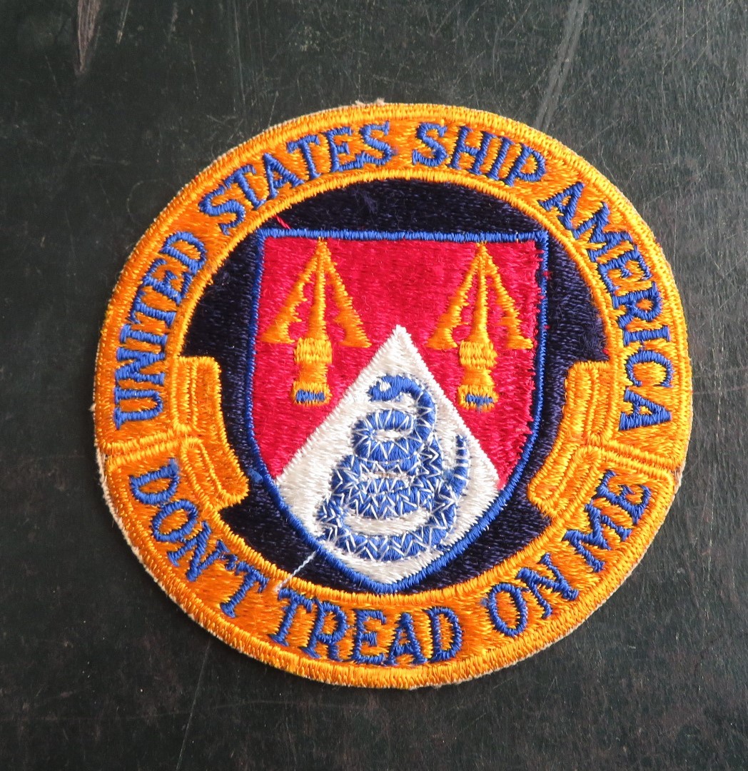 GULF WAR US NAVY USS AMERICA CV-66  AIRCRAFT CARRIER PATCH ED COLLINS