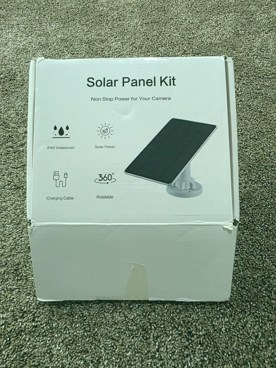 (2) 7"X5" Solar Charging Panel for MICRO USB Camera 5V