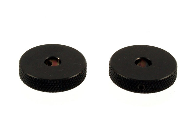 NEW Roller Knobs For Fender Jazzmaster (2) - BLACK