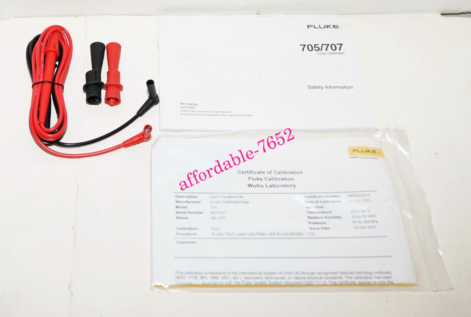 NEW FLUKE 705 LOOP CALIBRATOR SOURCE SIMULATE OR MEASURE DHL or FedEx