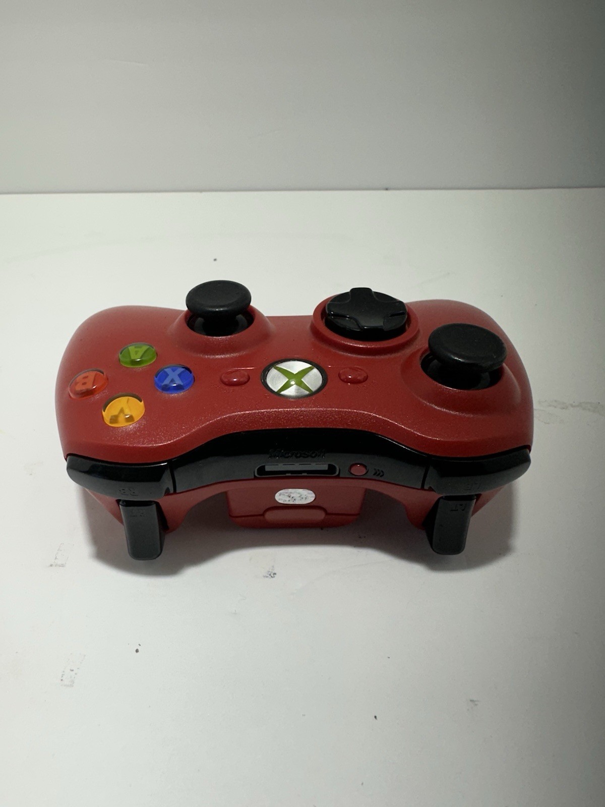 Official Microsoft Xbox 360 Red Wireless Controller! ~ Works Great! ~ Authentic!