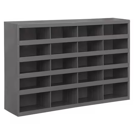 Durham Mfg 394-95 Pigeonhole Bin Unit, 33.75 In W X 8.5 In D X 22.25 In H, 20