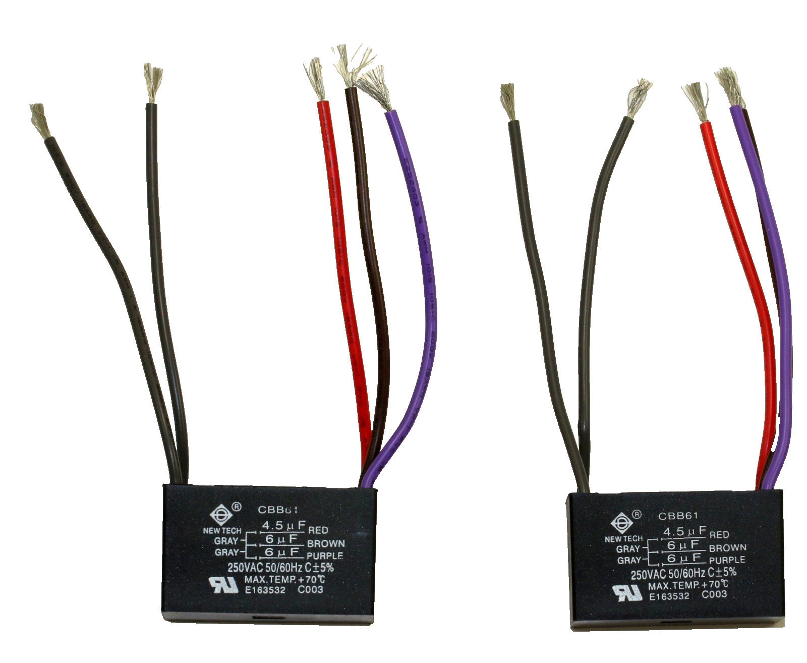 CBB61 4.5uf+6uf+6uf 5 Wire Quantity 2