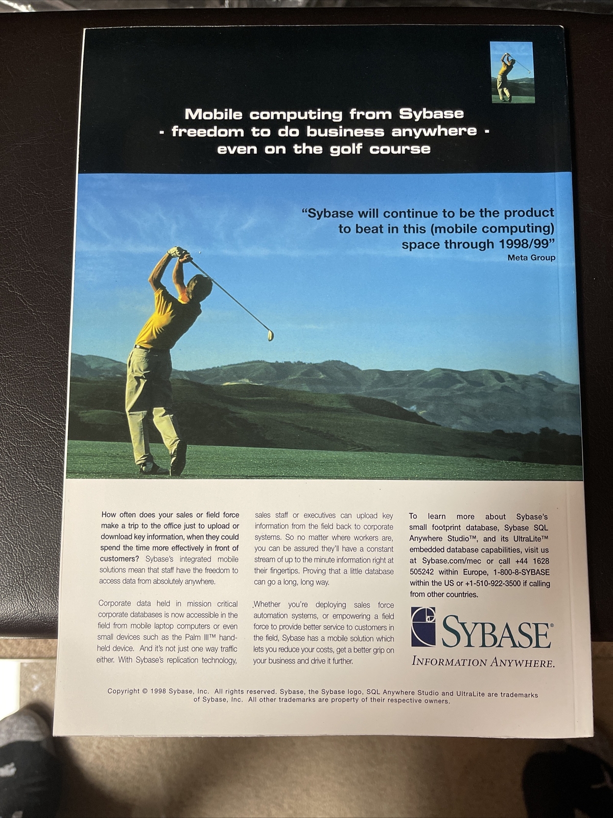 World Sporting Classics Series THE MAJORS 99 Golf Program - Masters Open USPGA