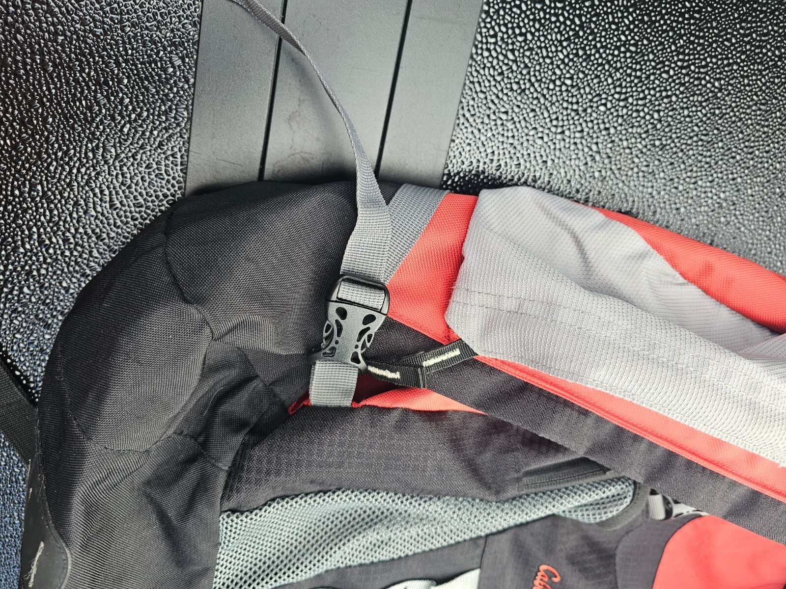 Cabelas Hiking Hydration Internal Frame Backpack CB26157 Orange Black Gray