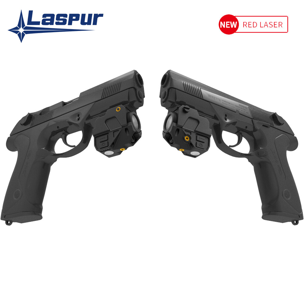 Laspur Compact RED Laser Sight Flashlight Light Combo, Magnetic Touch Recharge