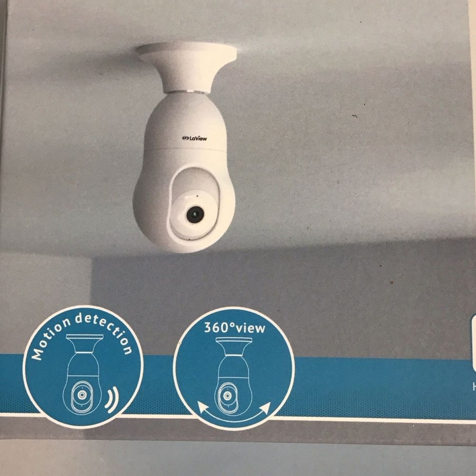 LaView Wi-Fi Smart IP Bulb Security Camera