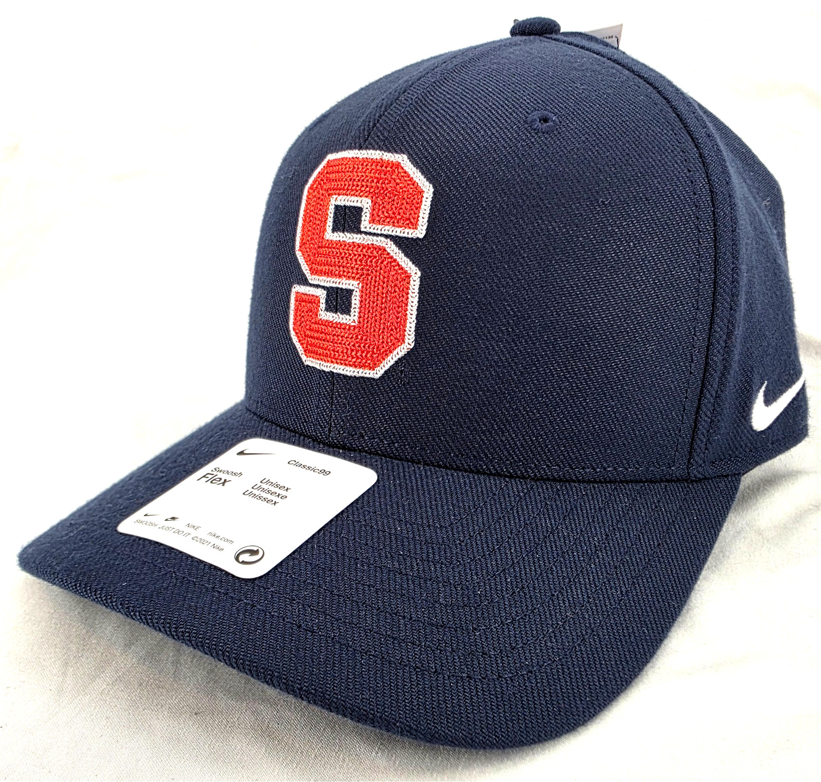 NEW Syracuse Orange Nike Dri-Fit Classic99 Navy Stretch Fit Cap Hat Adult M/L