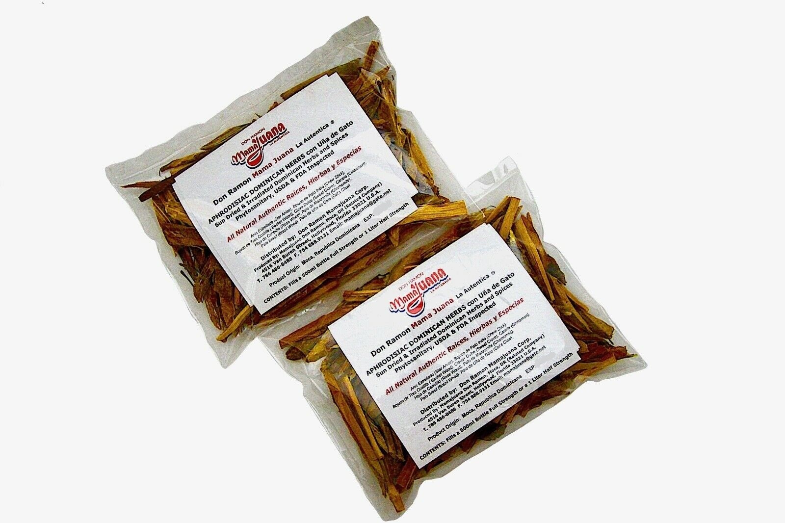Mamajuana Don Ramon Blues Special "Buy 1 Get 1 FREE" Two 500 Bags