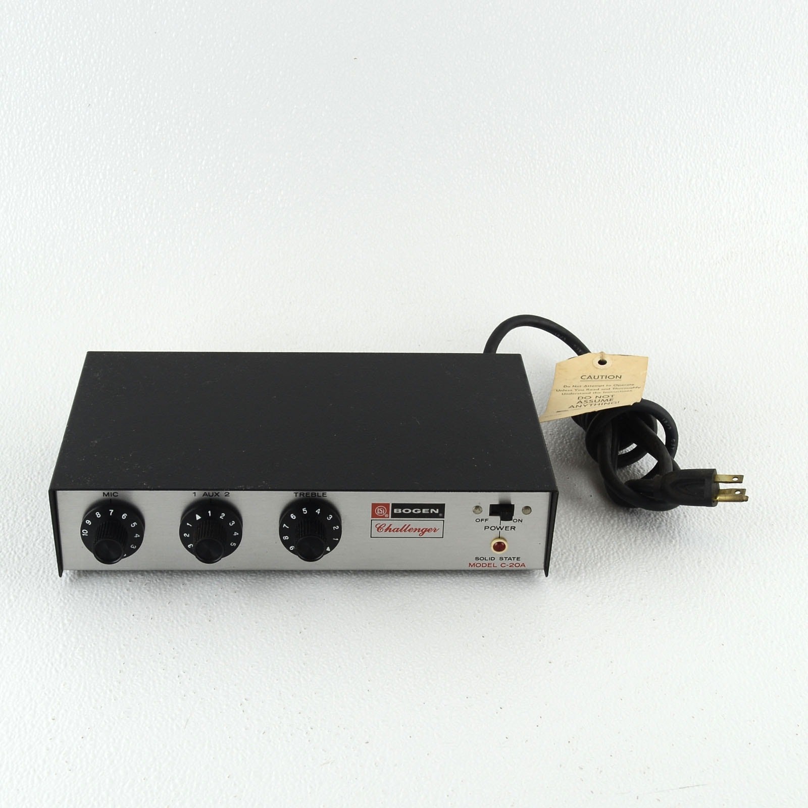 Bogen Challenger C-20A Solid State PA Amplifier 20W Tested w/ Box